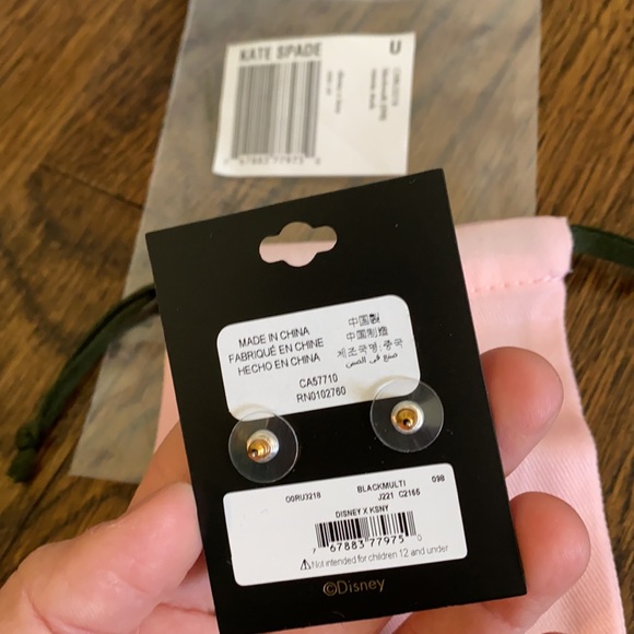 Kate Spade Minnie Mouse Studs - Picture 3 of 3